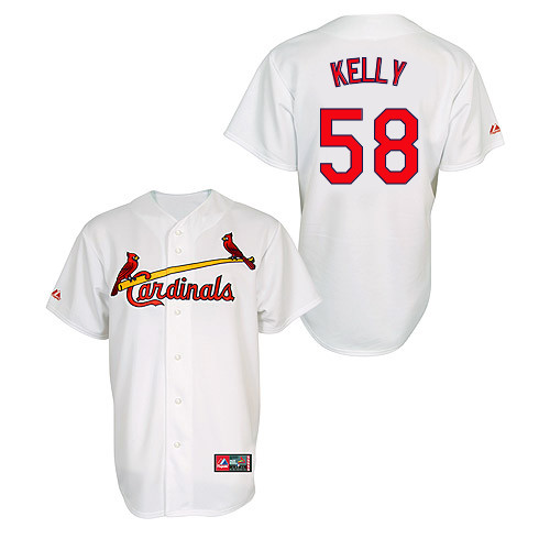 Joe Kelly #58 MLB Jersey-St Louis Cardinals Men's Authentic Home Jersey by Majestic Athletic Baseball Jersey